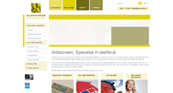 Desktop Screenshot of aldoscreen.nl