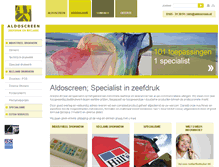 Tablet Screenshot of aldoscreen.nl